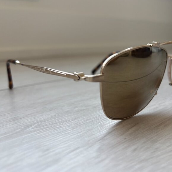 Matsuda Gold Aviator Sunglasses - Picture 5 of 14